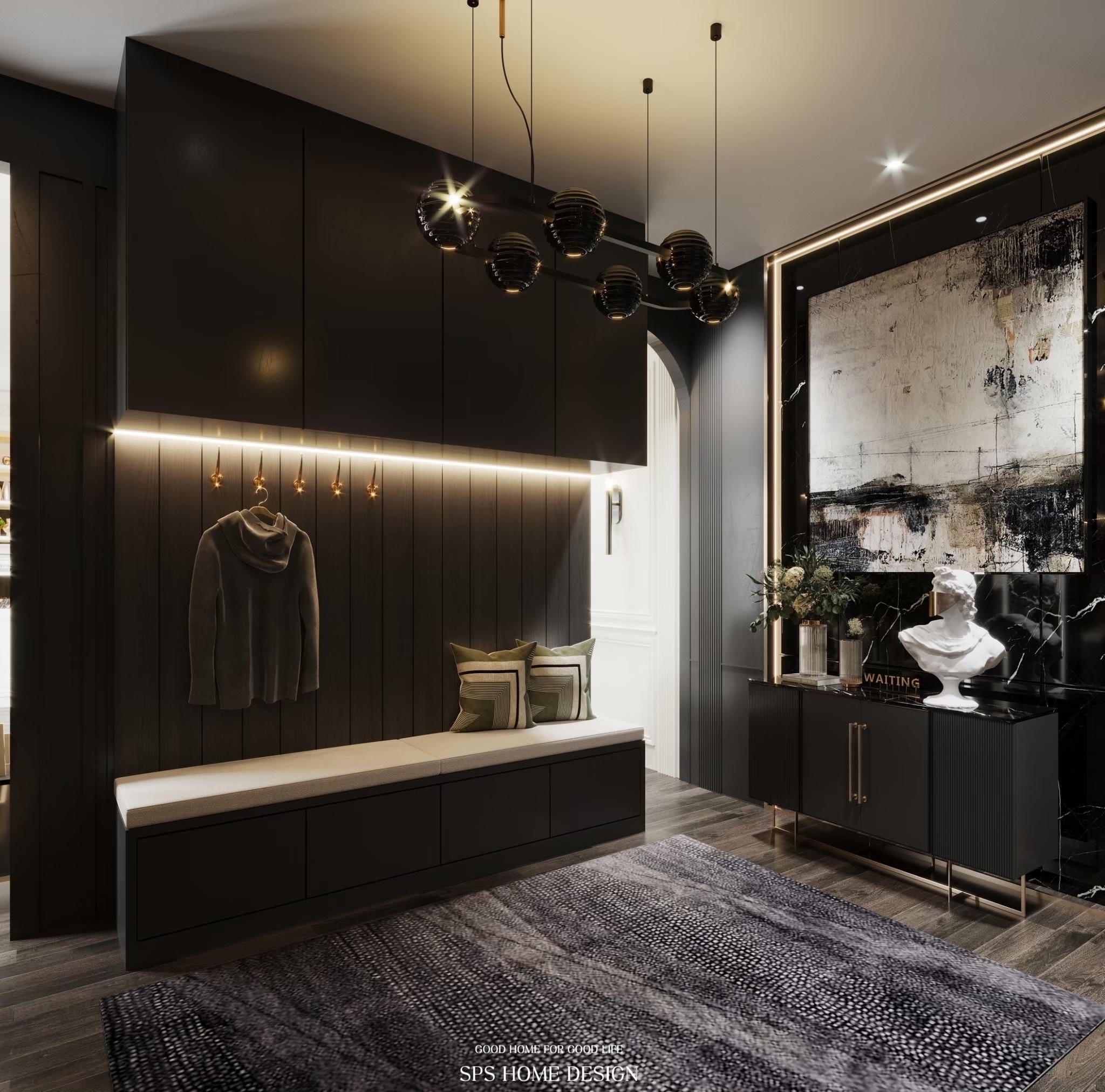 ห้องแต่งตัว สไตล์ luxury
