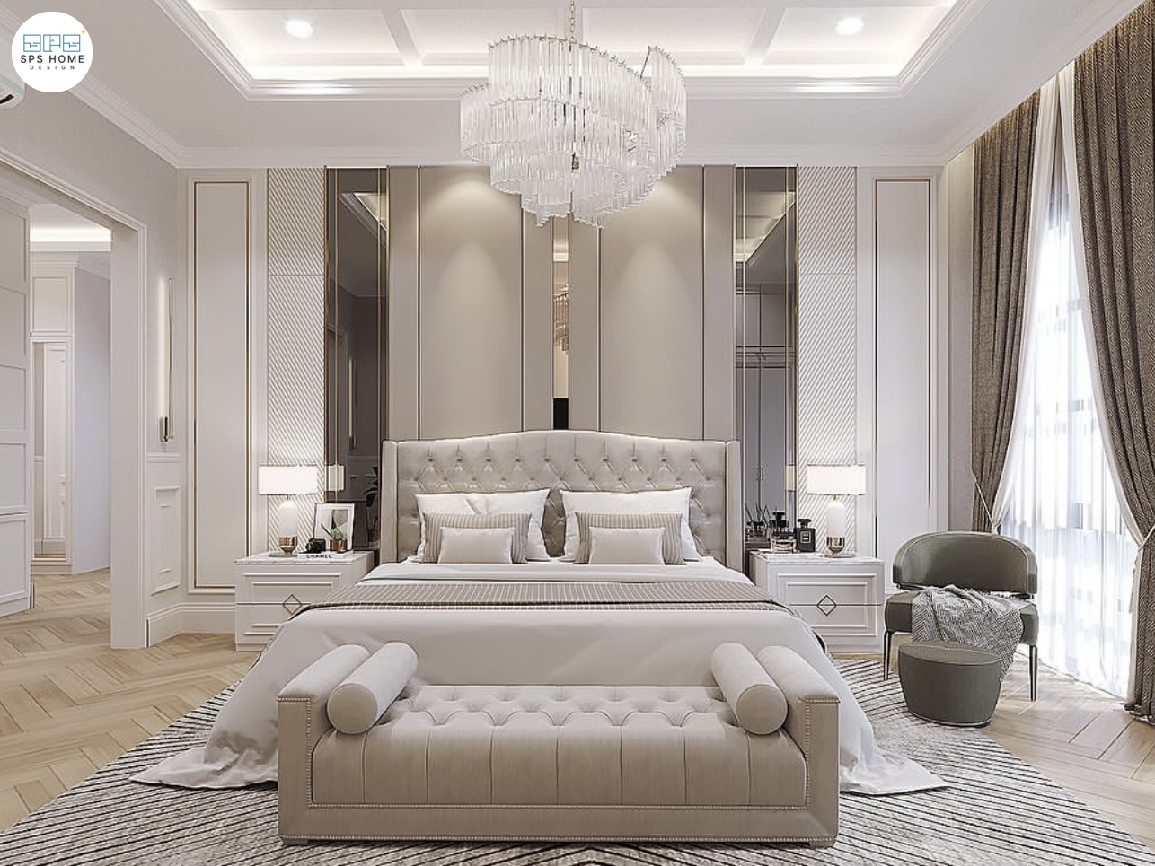 บิ้วอินห้องนอน luxury แต่งห้องนอน สไตล์ luxury