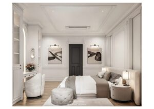 ห้องนอนสไตล์โมเดิร์นคลาสสิค
