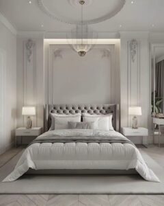 ห้องนอนสไตล์โมเดิร์น คลาสสิค สุดหรู