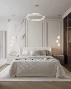 ห้องนอนสไตล์โมเดิร์น คลาสสิค สุดหรู