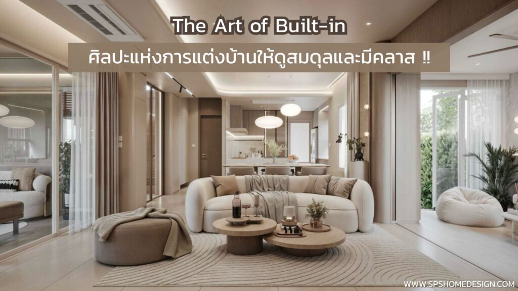 The Art of Built-in : ศิลปะแห่งการแต่งบ้านให้ดูสมดุลและมีคลาส !!