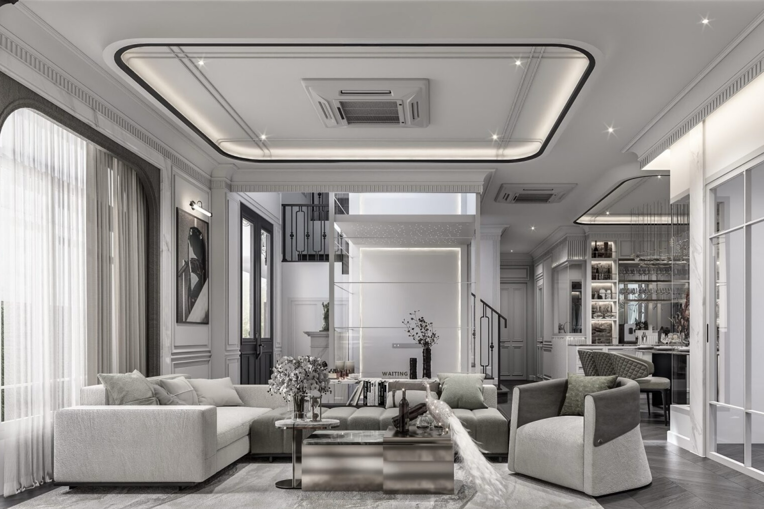 บิ้วอินบ้านสไตล์โมเดิร์น คลาสสิค