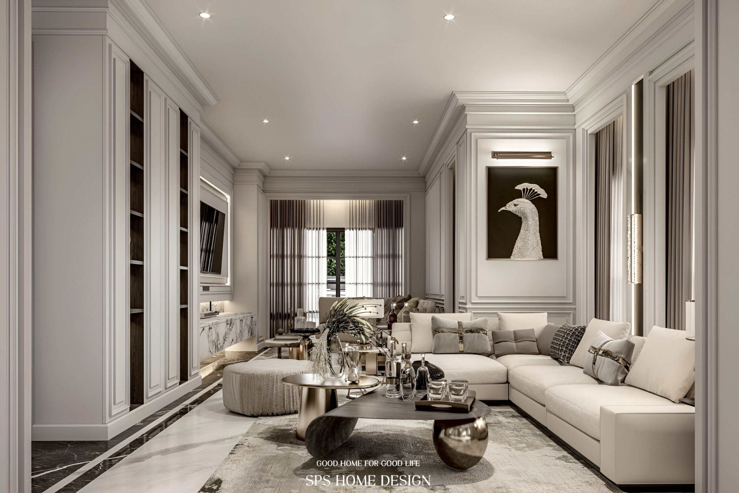 แต่งห้องนั่งเล่น