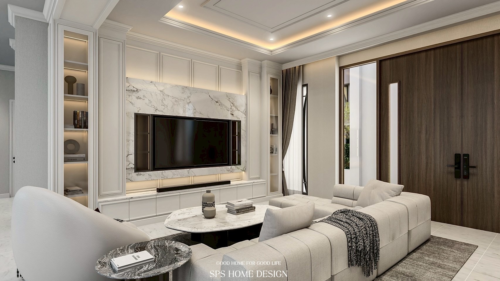 แต่งห้องนั่งเล่น