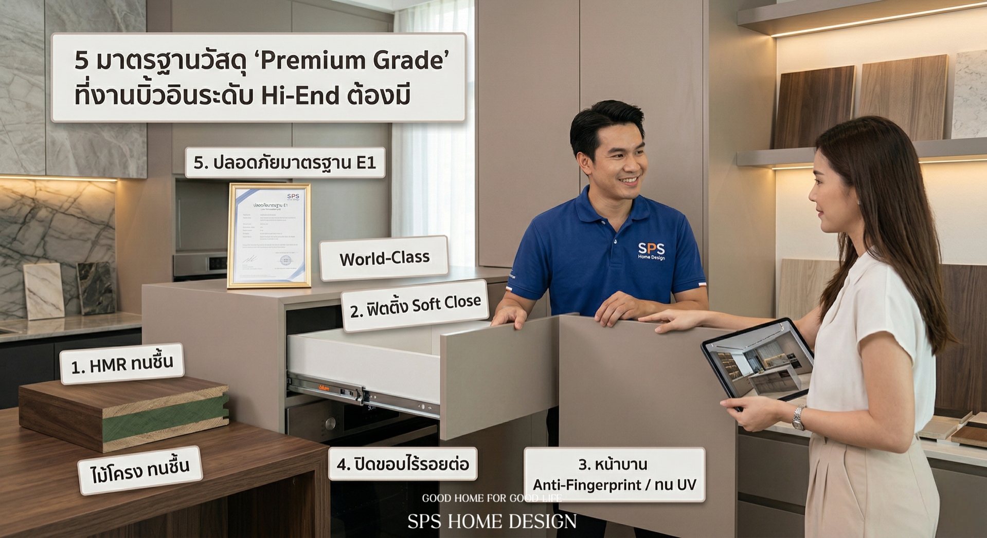 5 มาตรฐานวัสดุ 'Premium Grade' ที่งานบิ้วอินระดับ Hi-End ต้องมี