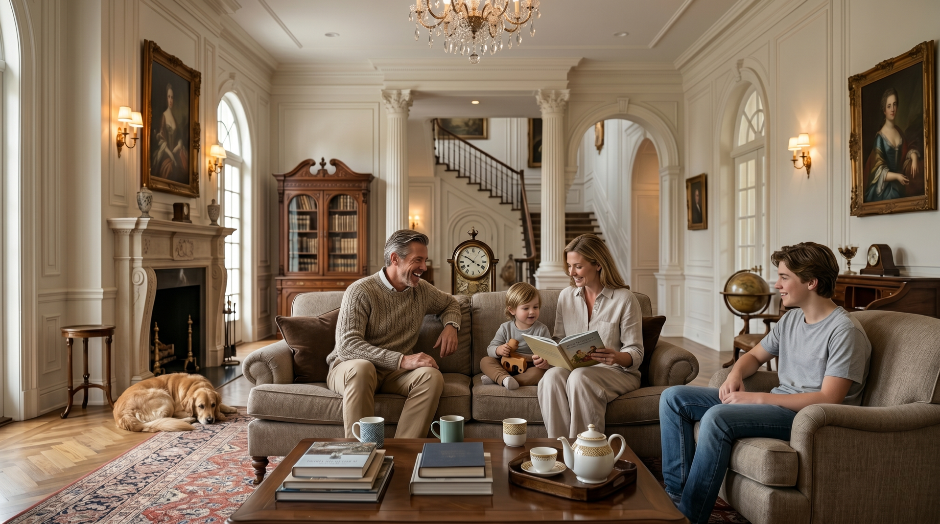 บ้านสไตล์โคโลเนียล ยกระดับความหรูหราด้วยกลิ่นอายคลาสสิกที่ไม่มีวันตกยุค!!