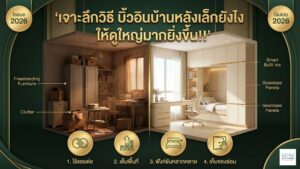 เจาะลึกวิธี บิ้วอินบ้านหลังเล็กยังไง ให้ดูใหญ่มากยิ่งขึ้น!!
