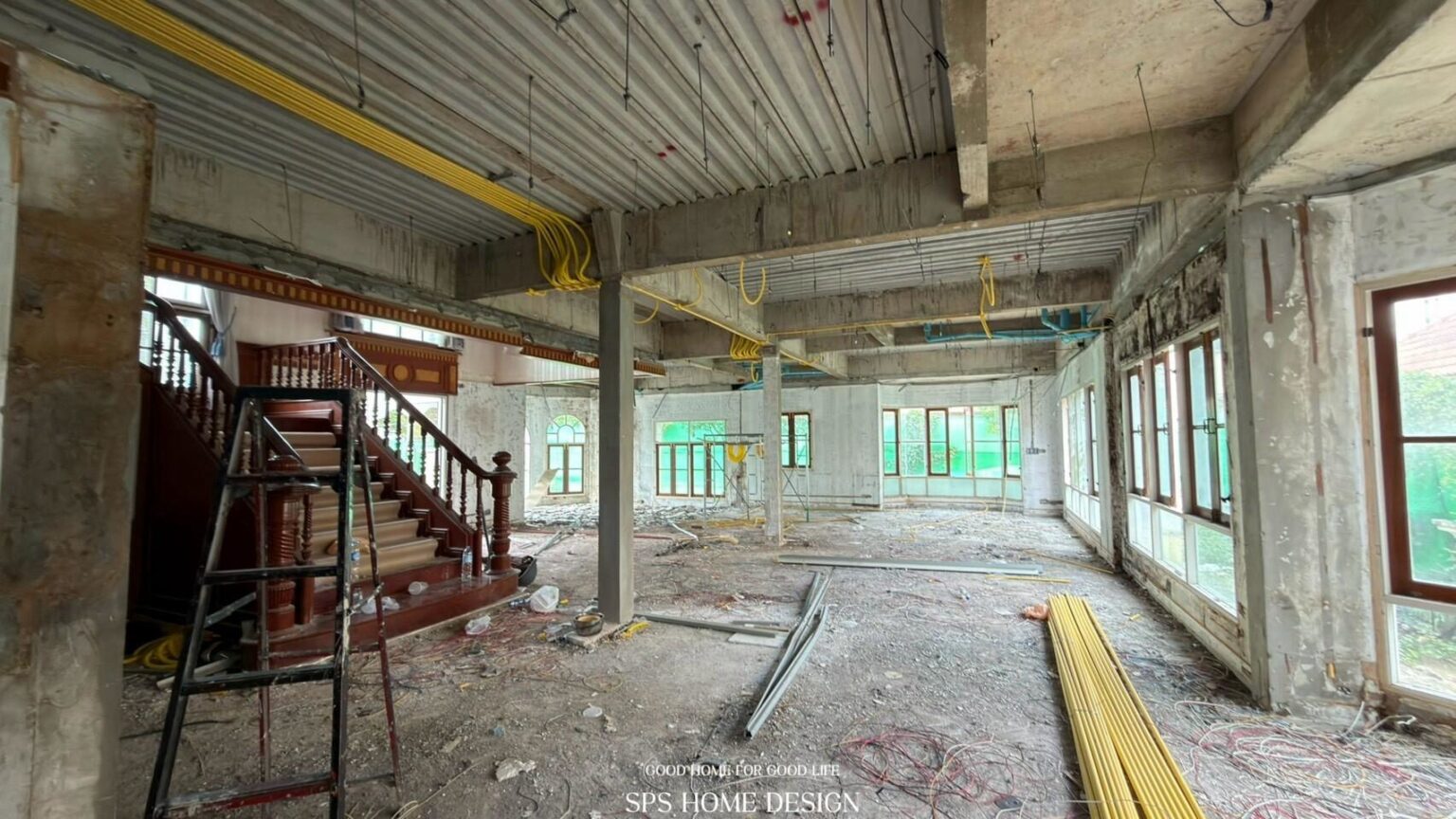 ใครรีโนเวทบ้านต้องรู้! คู่มือแก้ปัญหาบ้านทรุด พื้นพัง และผนังร้าว ก่อนเริ่มแต่งบ้าน